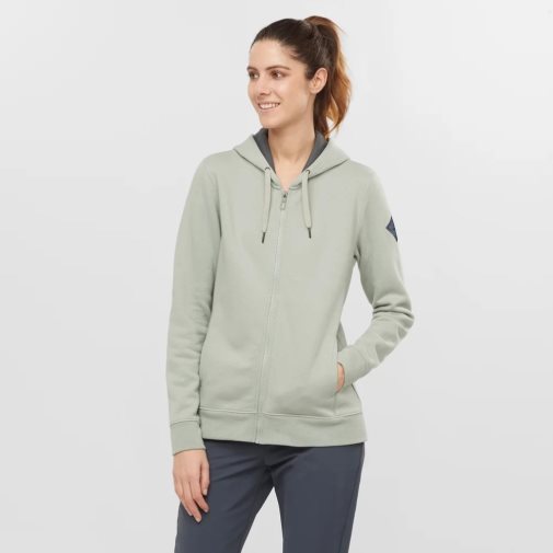 Mint Salomon Essential Warm Women's Jackets | IE GE4215